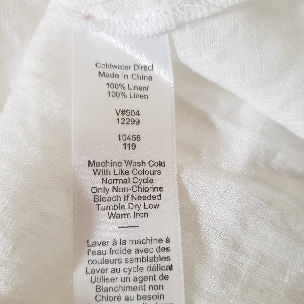 NWT - Coldwater Creek Linen Tunic - Picture 6 of 6